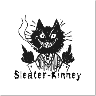sleater and the bad cat Posters and Art